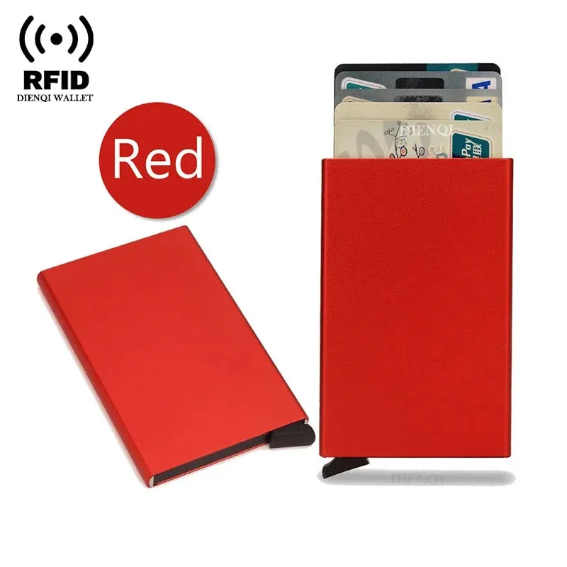 Credit Card Holder Thin Slim Metal