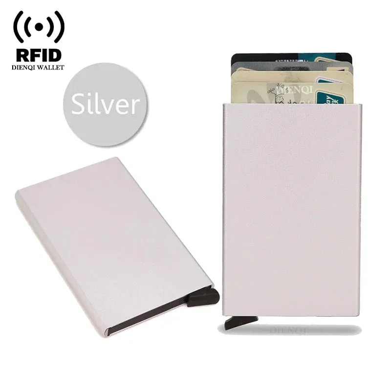Credit Card Holder Thin Slim Metal
