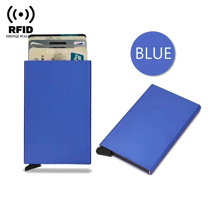 Credit Card Holder Thin Slim Metal