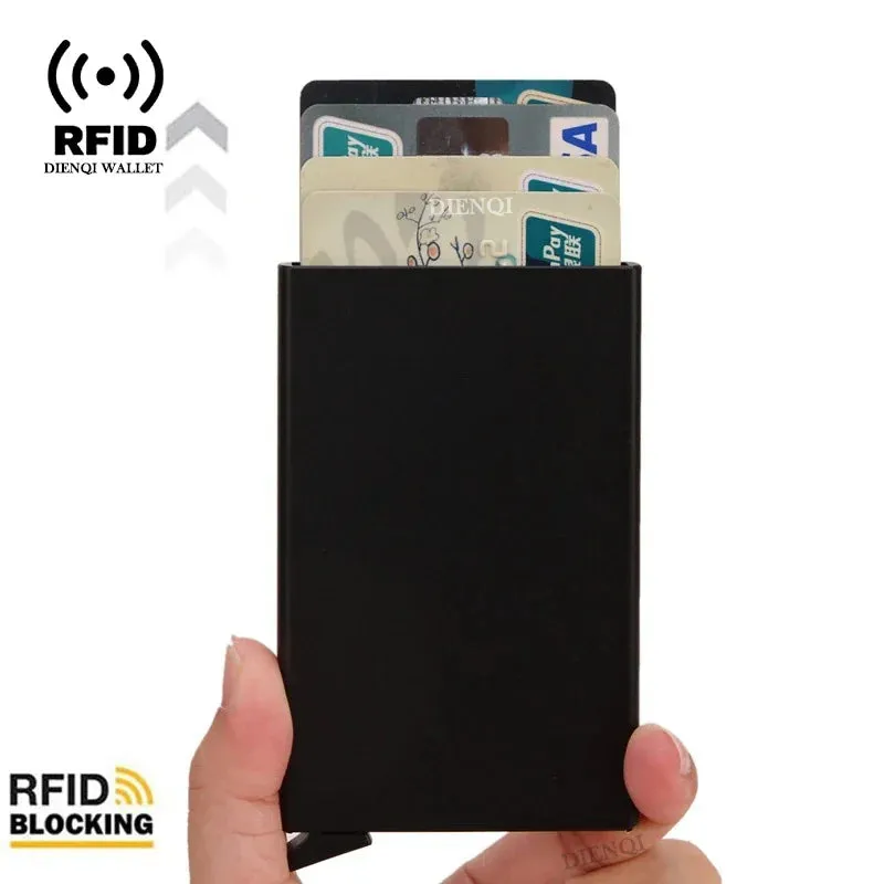 Credit Card Holder Thin Slim Metal