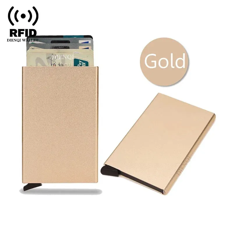 Credit Card Holder Thin Slim Metal