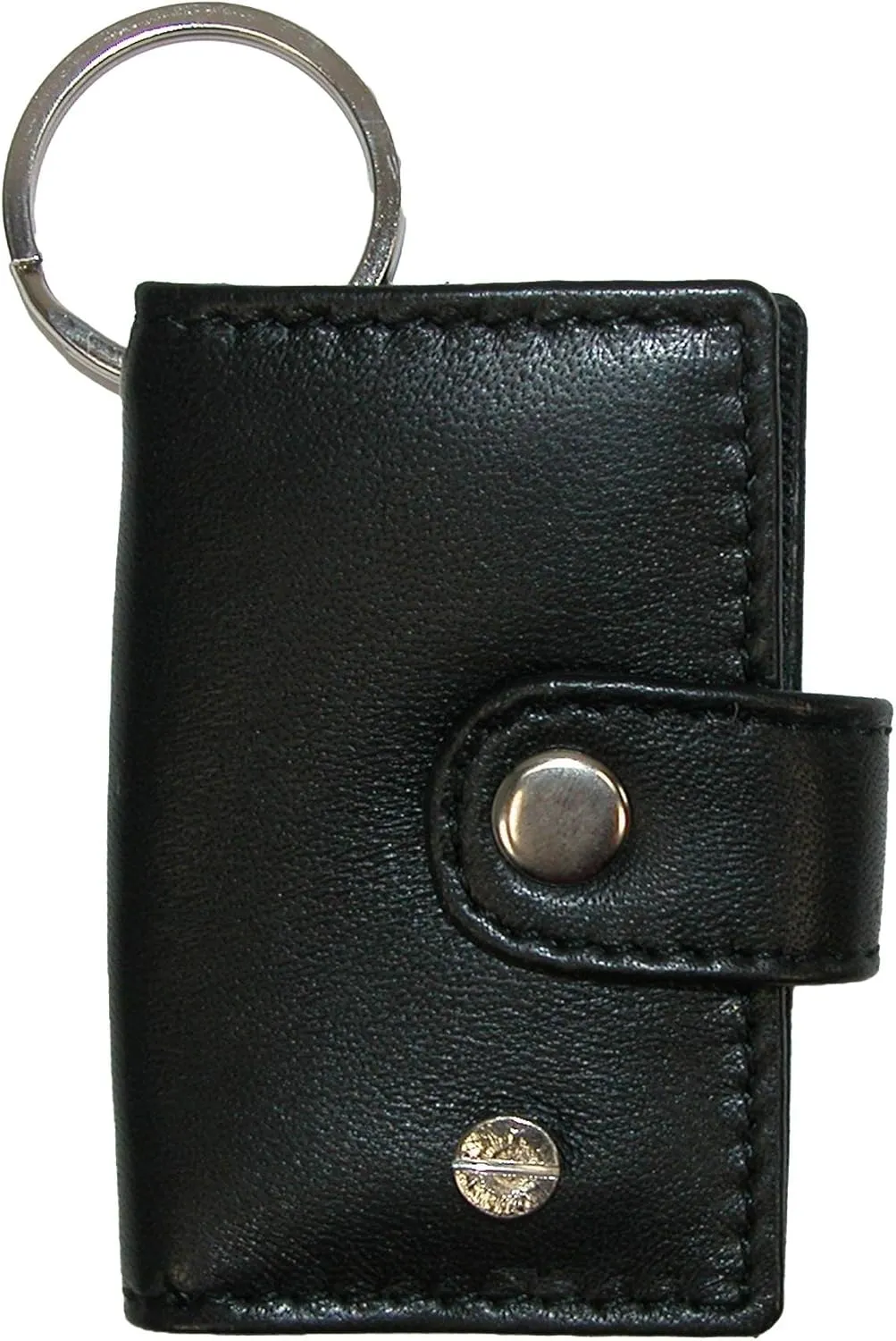 CTM® Leather Scan Card Key Chain Wallet