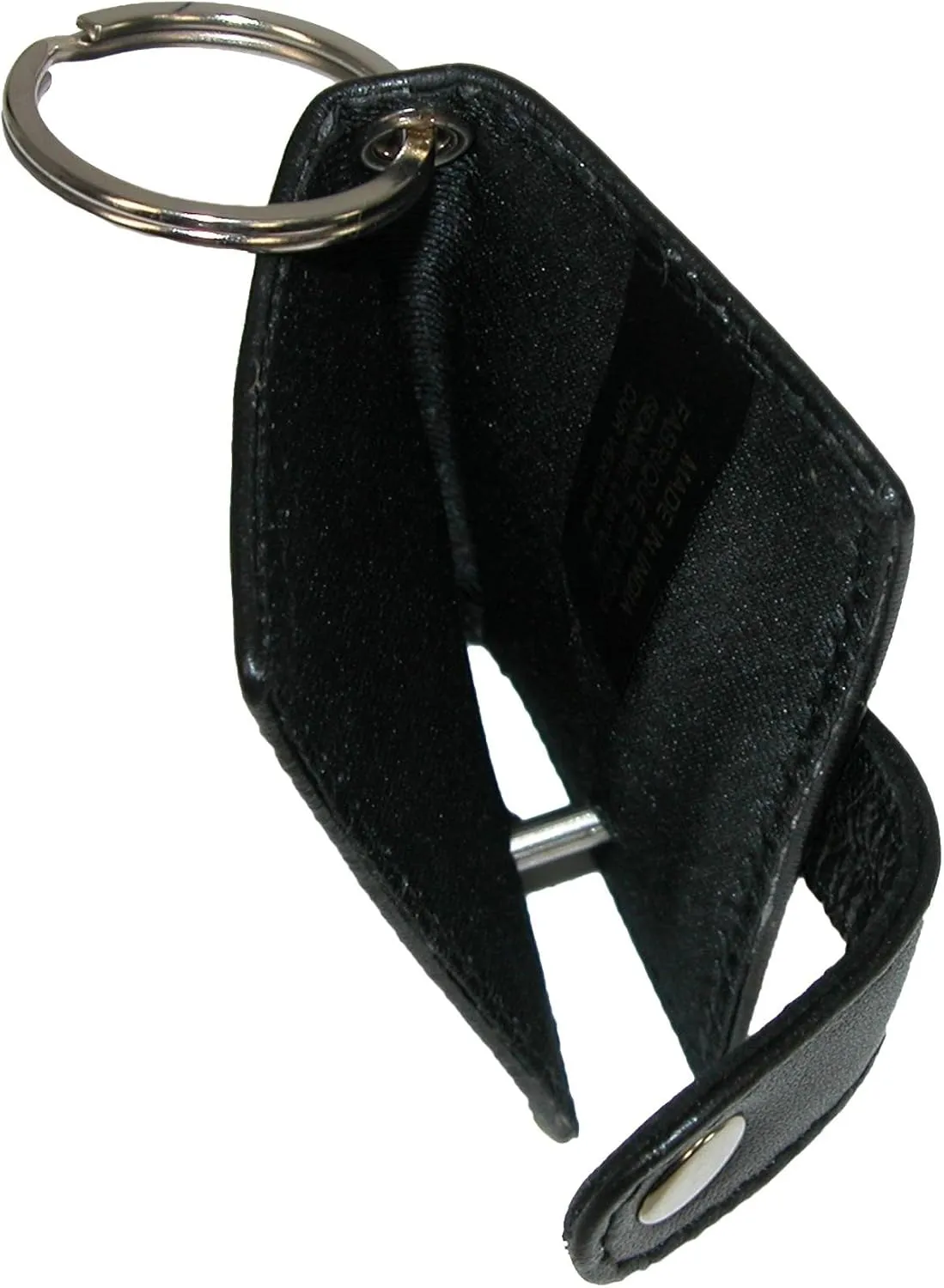 CTM® Leather Scan Card Key Chain Wallet