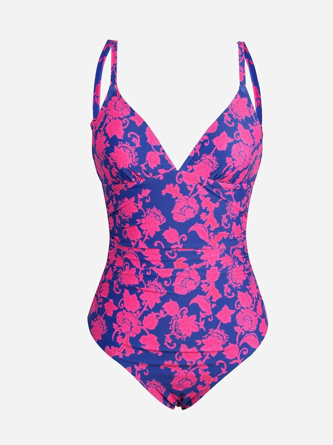 CUPSHE Women's One Piece Swimsuit Tummy Control V Neck Bathing Suits
