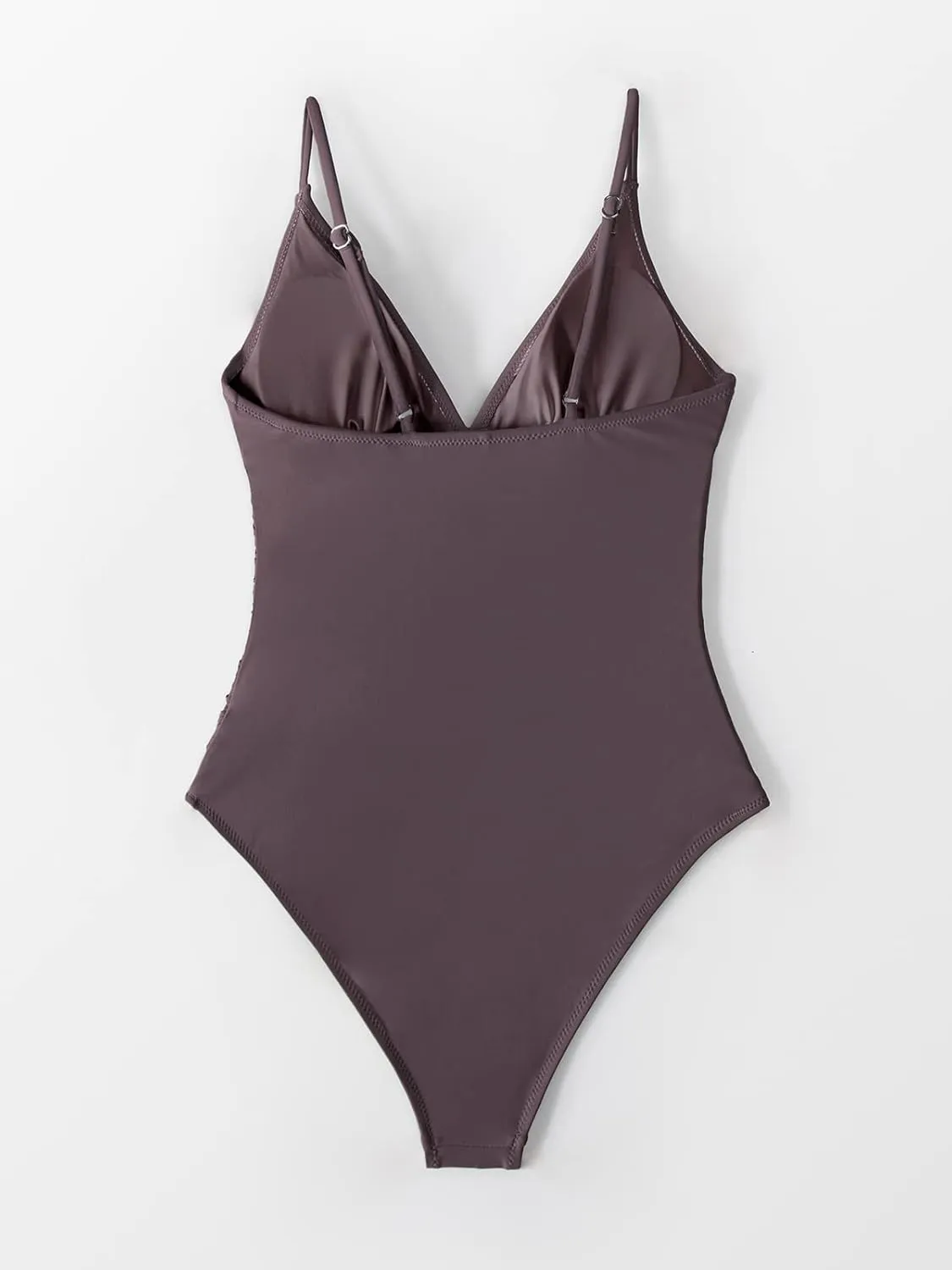 CUPSHE Women's One Piece Swimsuit Tummy Control V Neck Bathing Suits