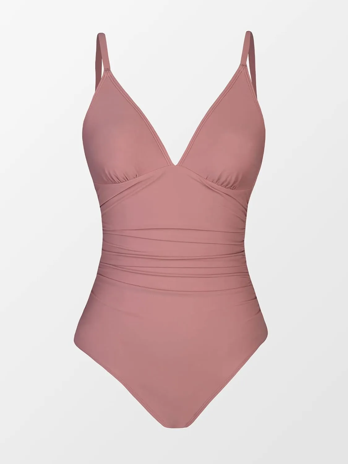 CUPSHE Women's One Piece Swimsuit Tummy Control V Neck Bathing Suits