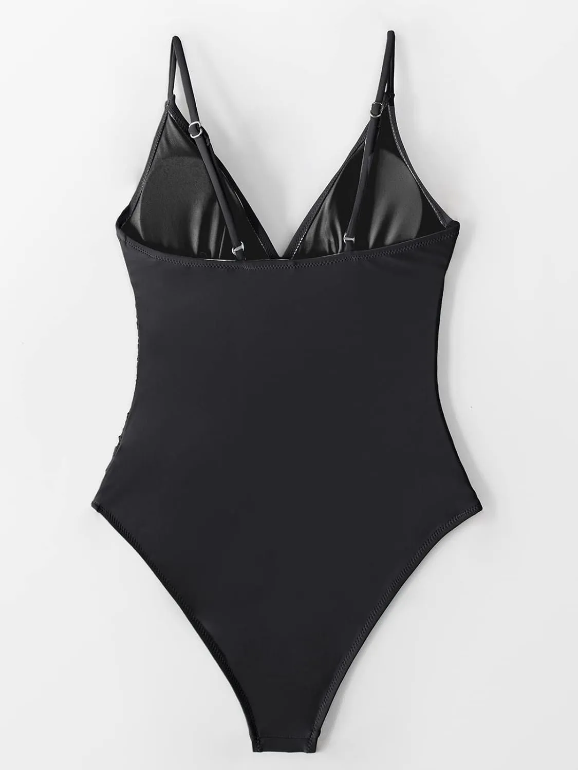 CUPSHE Women's One Piece Swimsuit Tummy Control V Neck Bathing Suits