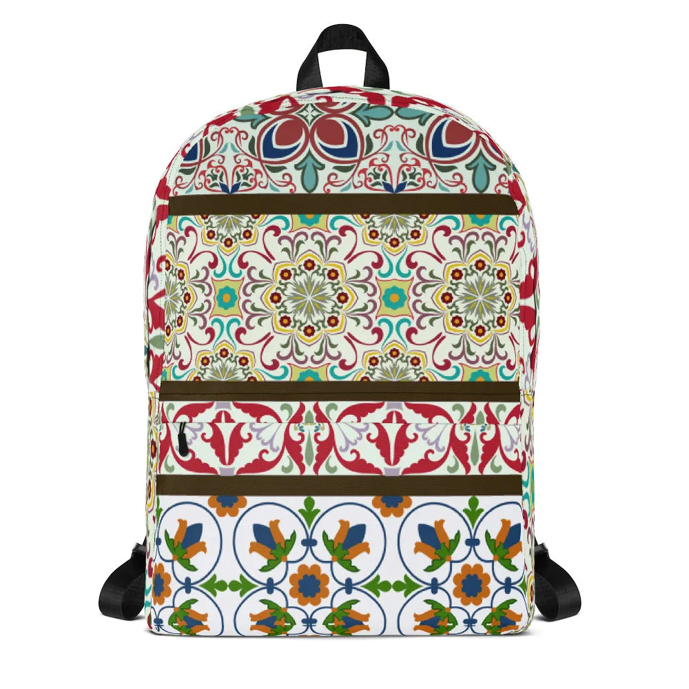 Custom-built Instant Backpack Floral Bohemian