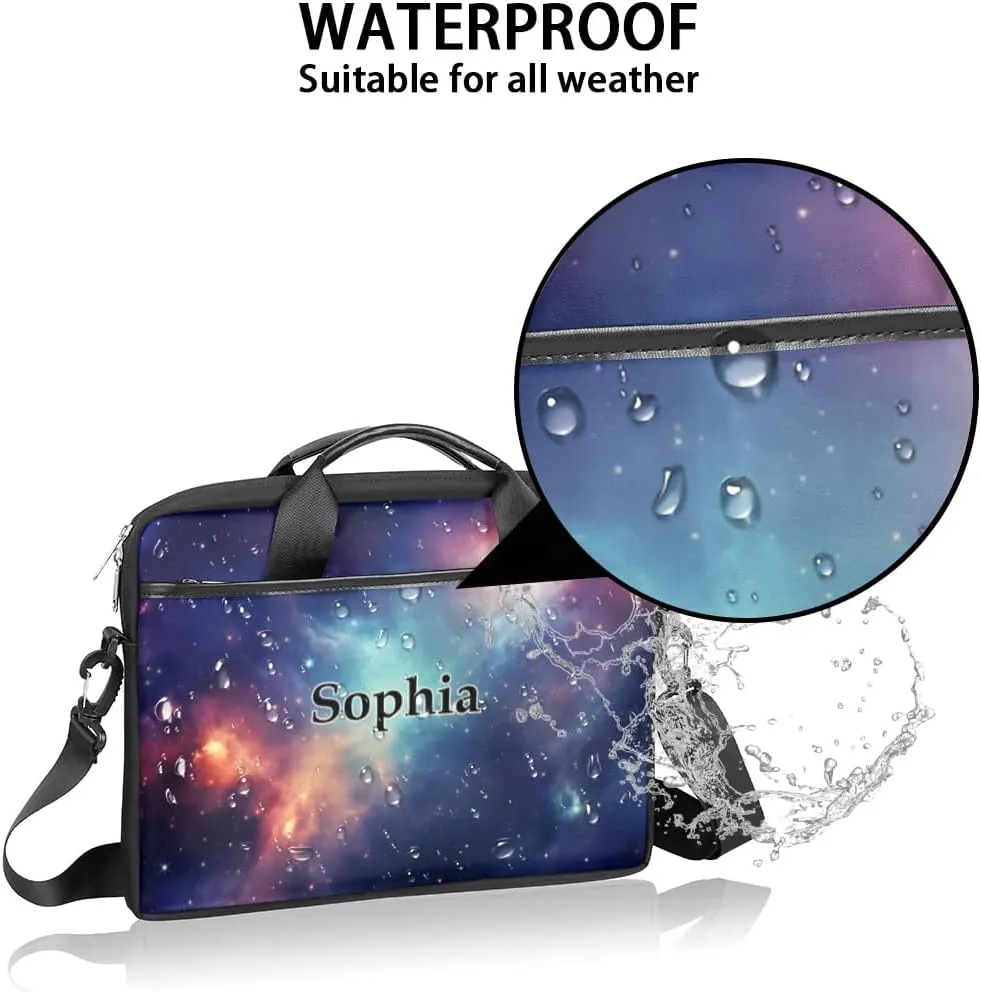 Custom-Laptop-Bag for-Adults Personalized Laptop-Shoulder-Bag with-Name Computer-Bag Meteor Work-Bag