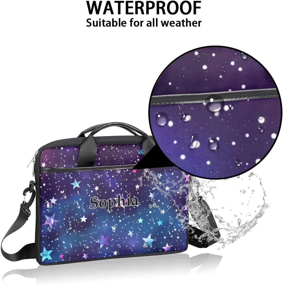 Custom-Laptop-Bag for-Adults Personalized Laptop-Shoulder-Bag with-Name Computer-Bag Meteor Work-Bag