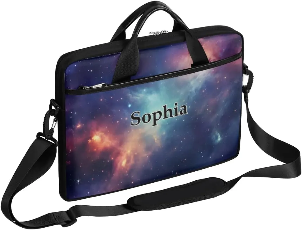 Custom-Laptop-Bag for-Adults Personalized Laptop-Shoulder-Bag with-Name Computer-Bag Meteor Work-Bag
