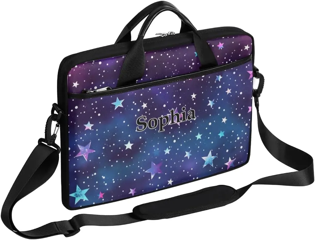 Custom-Laptop-Bag for-Adults Personalized Laptop-Shoulder-Bag with-Name Computer-Bag Meteor Work-Bag