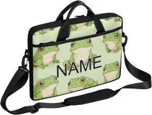 Custom Laptop Bag with Name Personalized 15 Inch Shoulder Computer Bag