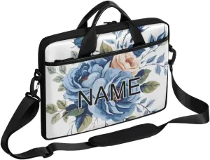 Custom Laptop Bag with Name Personalized 15 Inch Shoulder Computer Bag
