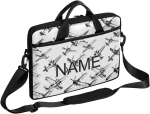 Custom Laptop Bag with Name Personalized 15 Inch Shoulder Computer Bag