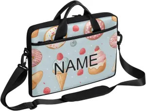 Custom Laptop Bag with Name Personalized 15 Inch Shoulder Computer Bag