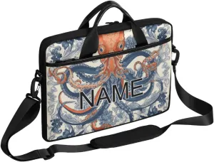 Custom Laptop Bag with Name Personalized 15 Inch Shoulder Computer Bag