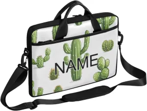 Custom Laptop Bag with Name Personalized 15 Inch Shoulder Computer Bag