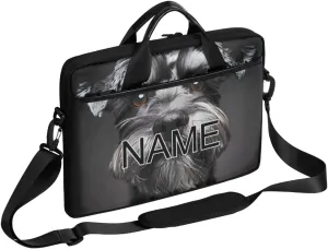 Custom Laptop Bag with Name Personalized 15 Inch Shoulder Computer Bag