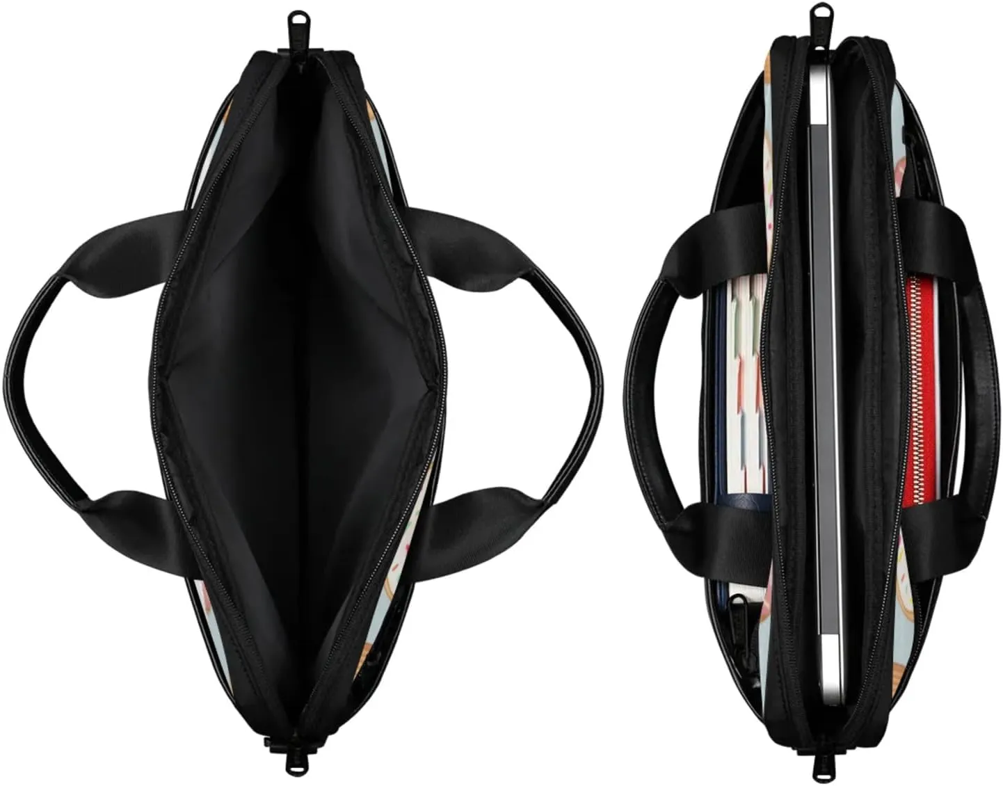 Custom Laptop Bag with Name Personalized 15 Inch Shoulder Computer Bag
