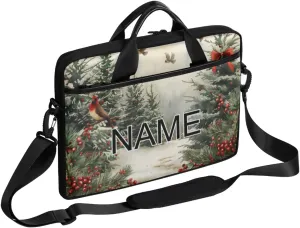 Custom Laptop Bag with Name Personalized 15 Inch Shoulder Computer Bag