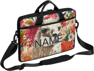 Custom Laptop Bag with Name Personalized 15 Inch Shoulder Computer Bag