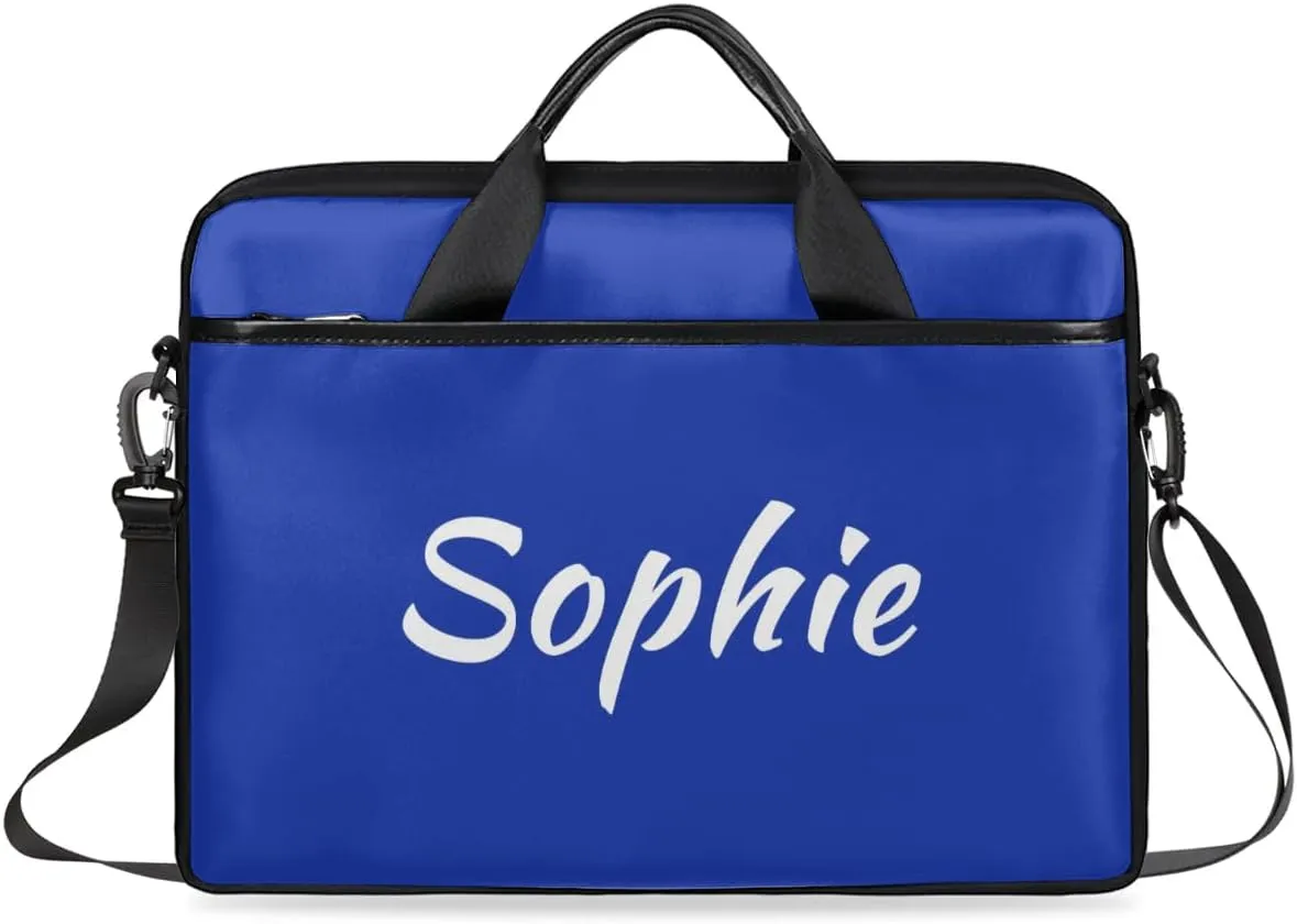 Custom Laptop Bag with Name Personalized Shoulder Bag Lightweight Computer Bag Messenger Bags with Handle