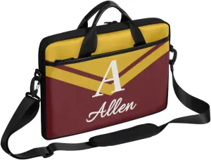 Custom Laptop Bag,Personalized Shoulder Bag for Laptop,Portable Computer Bag,Gifts for Business Office Contrasting Colors
