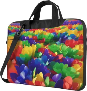 Daisy Laptop Shoulder Bag Notebook Computer Case Briefcase With Shoulder Straps And Handle