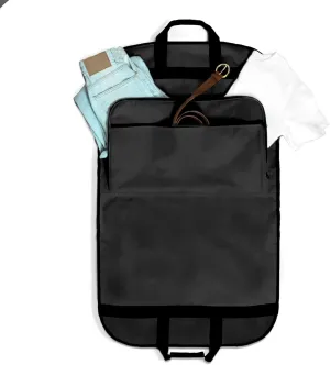 DALIX 39" Business Garment Bag Cover for Suits and Dresses Clothing Foldable w Pockets