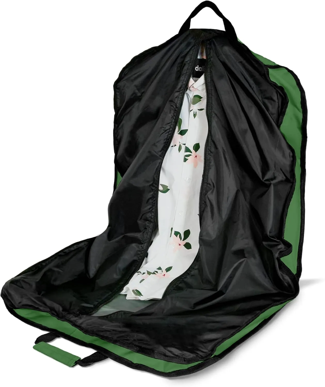DALIX 39" Garment Bag Cover for Suits and Dresses Clothing Foldable w Pockets (Dark Green)