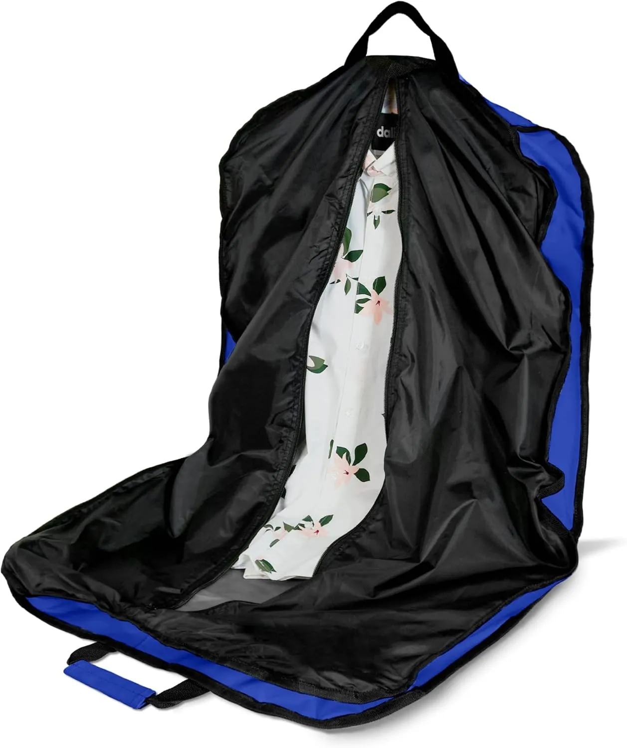 DALIX 39" Garment Bag Cover for Suits and Dresses Clothing Foldable w Pockets Royal Blue