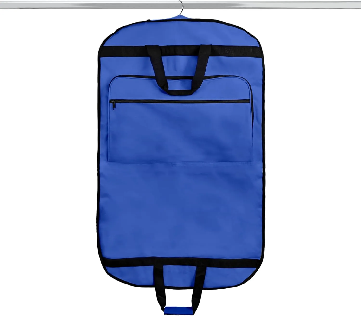 DALIX 39" Garment Bag Cover for Suits and Dresses Clothing Foldable w Pockets Royal Blue