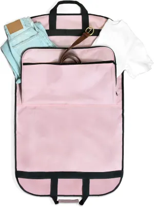 DALIX 39" Garment Bag Cover Suits Dresses Clothing Foldable Shoe Pocket in Pink