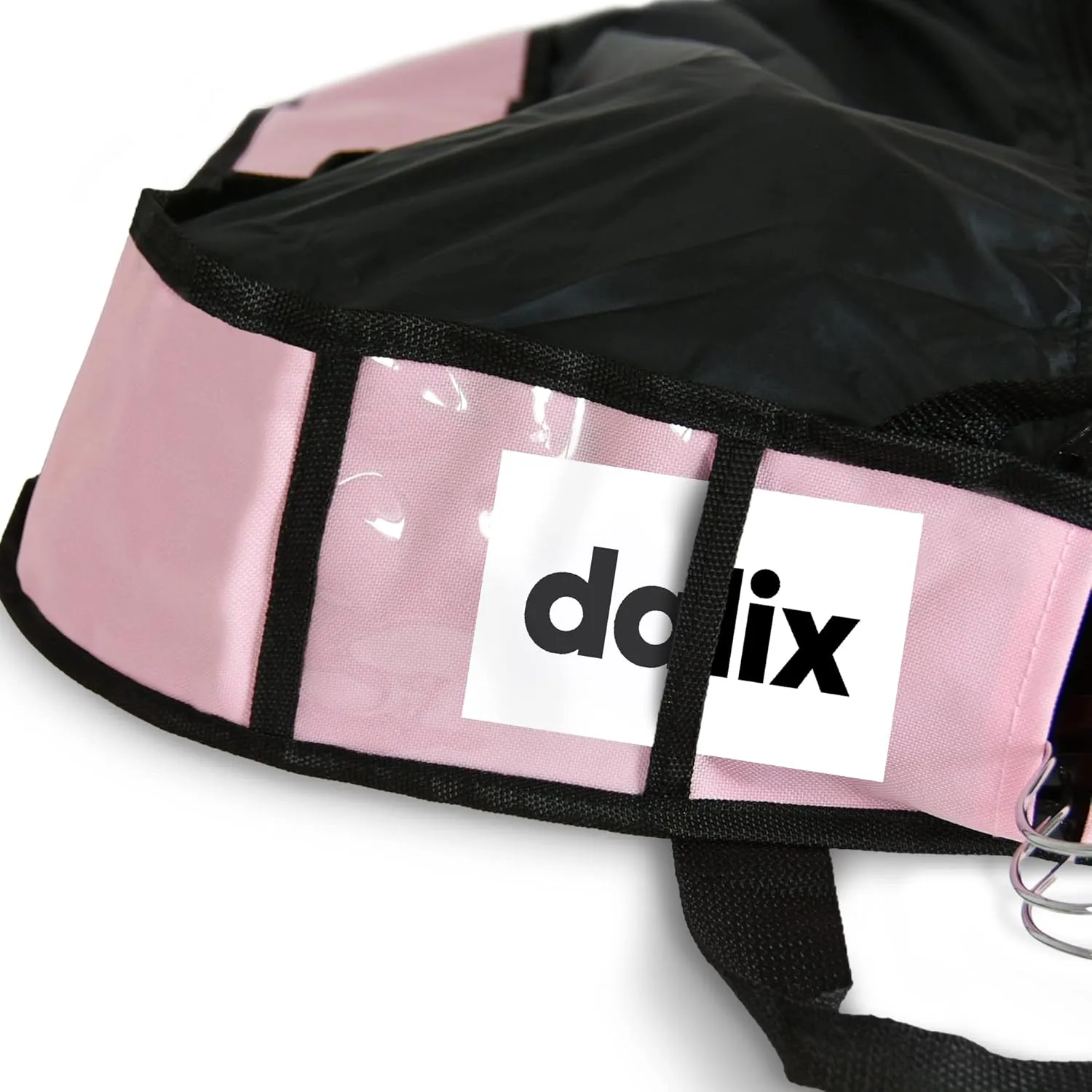 DALIX 39" Garment Bag Cover Suits Dresses Clothing Foldable Shoe Pocket in Pink