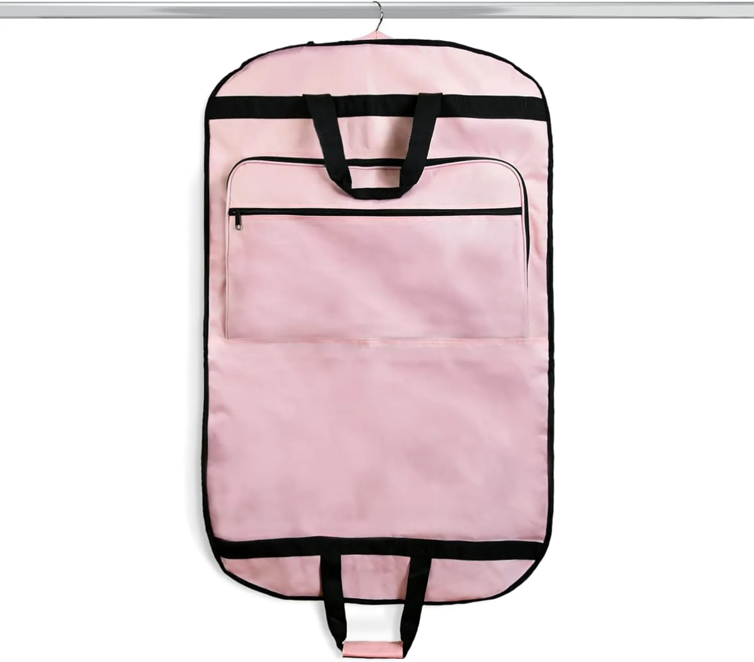 DALIX 39" Garment Bag Cover Suits Dresses Clothing Foldable Shoe Pocket in Pink