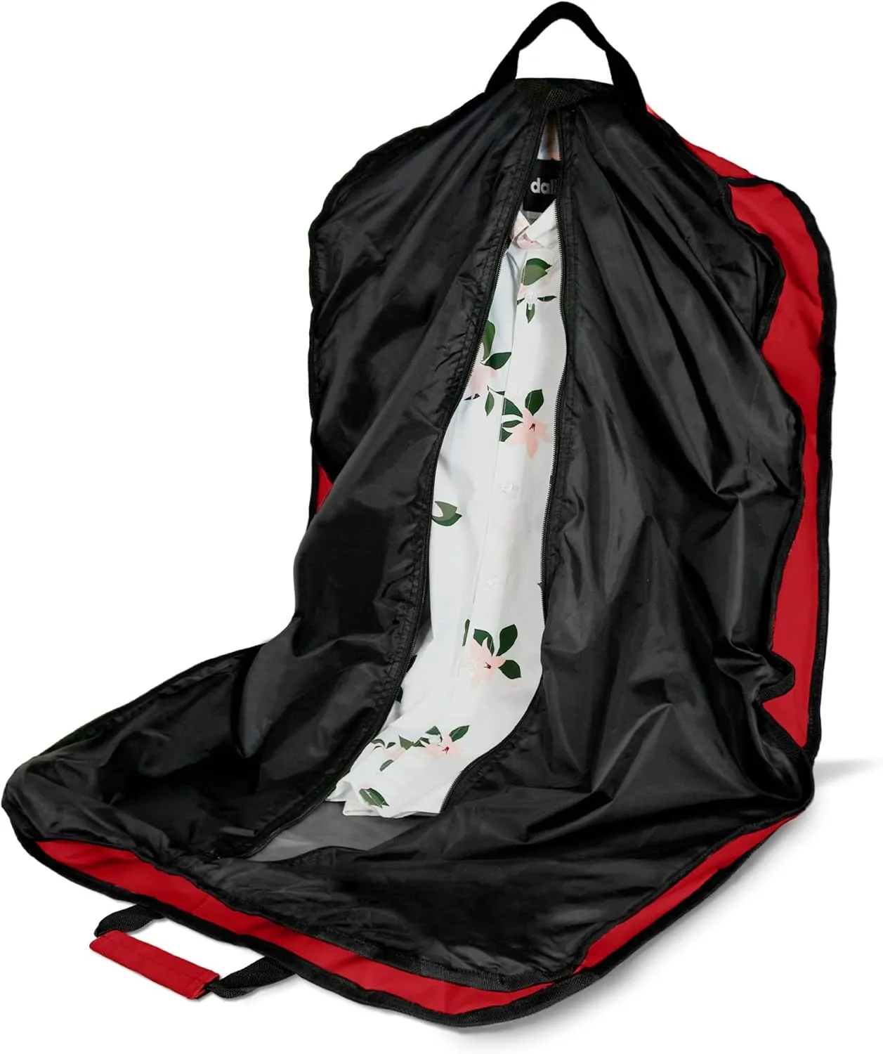 DALIX 39" Garment Bag Cover Suits Dresses Clothing Foldable Shoe Pocket in Red