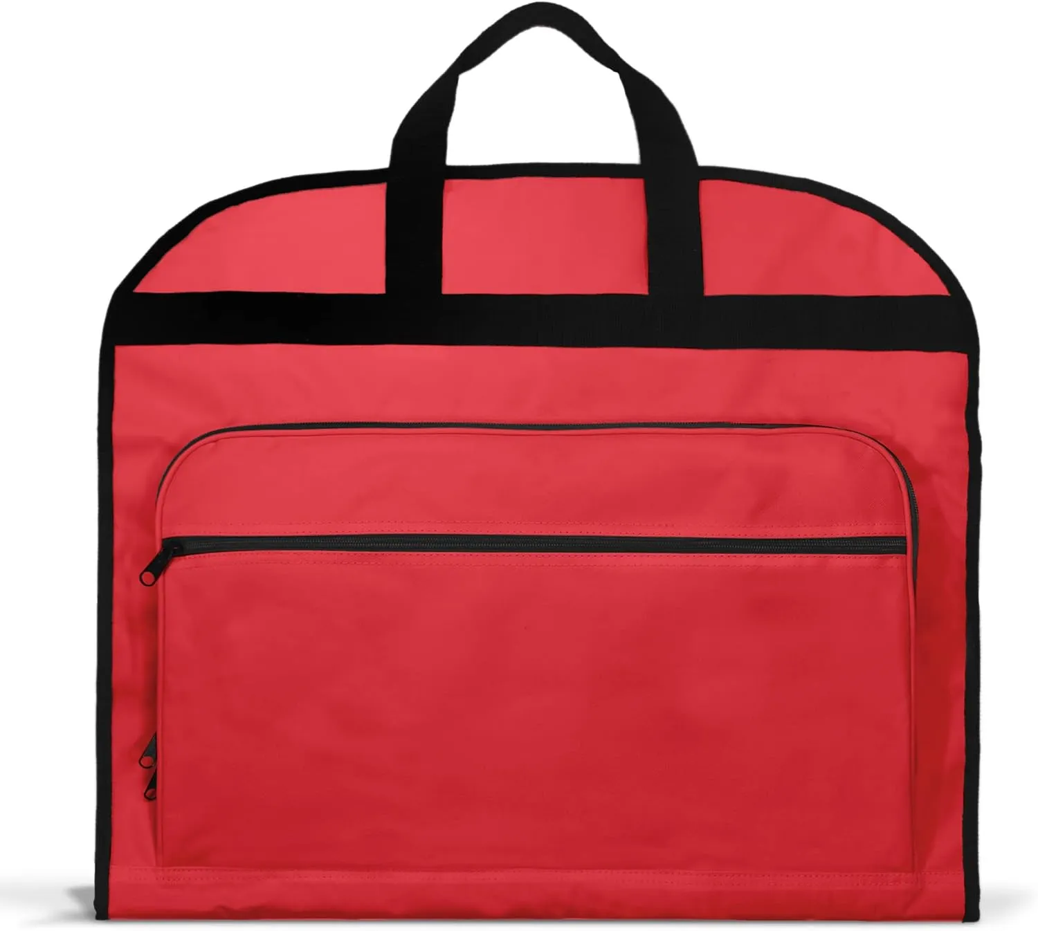 DALIX 39" Garment Bag Cover Suits Dresses Clothing Foldable Shoe Pocket in Red