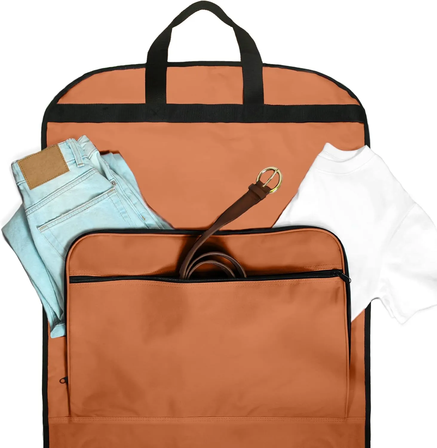 Dalix 60" Foldable Garment Bag Suits Cover Dresses w Front Pocket