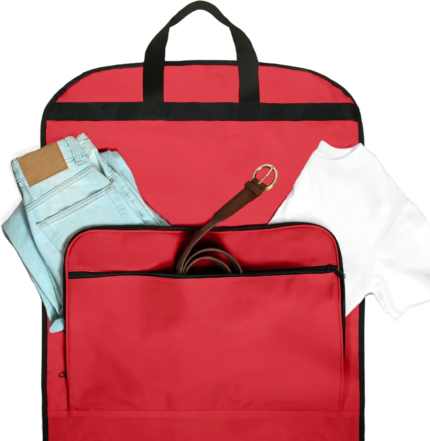 Dalix 60" Foldable Garment Bag Suits Cover Dresses w Front Pocket
