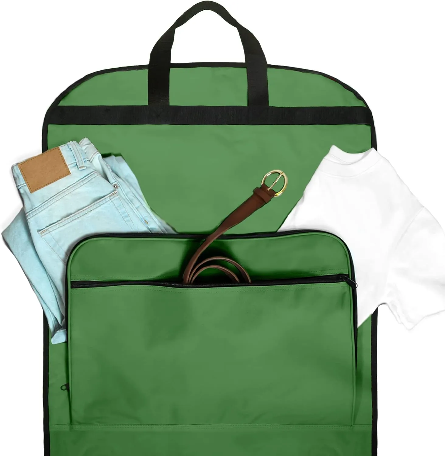 Dalix 60" Foldable Garment Bag Suits Cover Dresses w Front Pocket