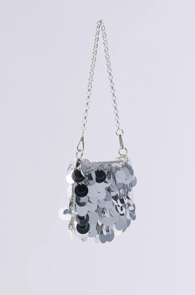 DANCING THE NIGHT AWAY SEQUIN PURSE