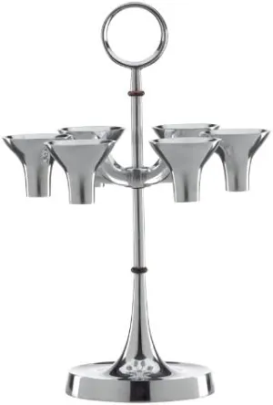 Dansk Metalware Design With Light 6 Candle Tree