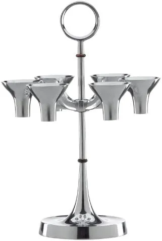 Dansk Metalware Design With Light 6 Candle Tree