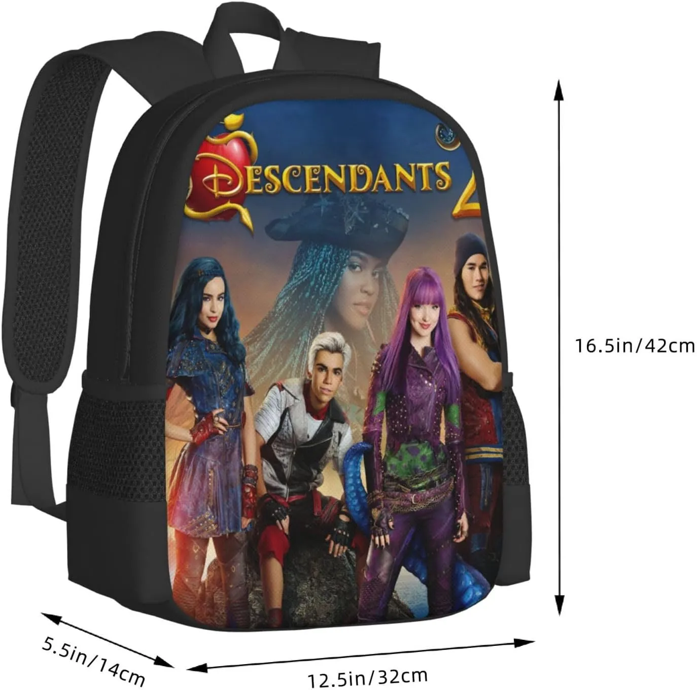 Desc-endants 3 Backpack,Large Capacity Lightweight Travel Casual Daypack Large Laptop Bag