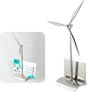 Design Gifts Wind Turbine Card Holder