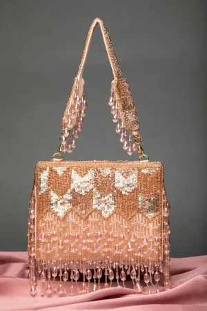 Dishi Clutch – Rose Gold