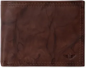 Dockers Men's Extra Capacity Bifold Wallet with ID Window and Multiple Card Slots