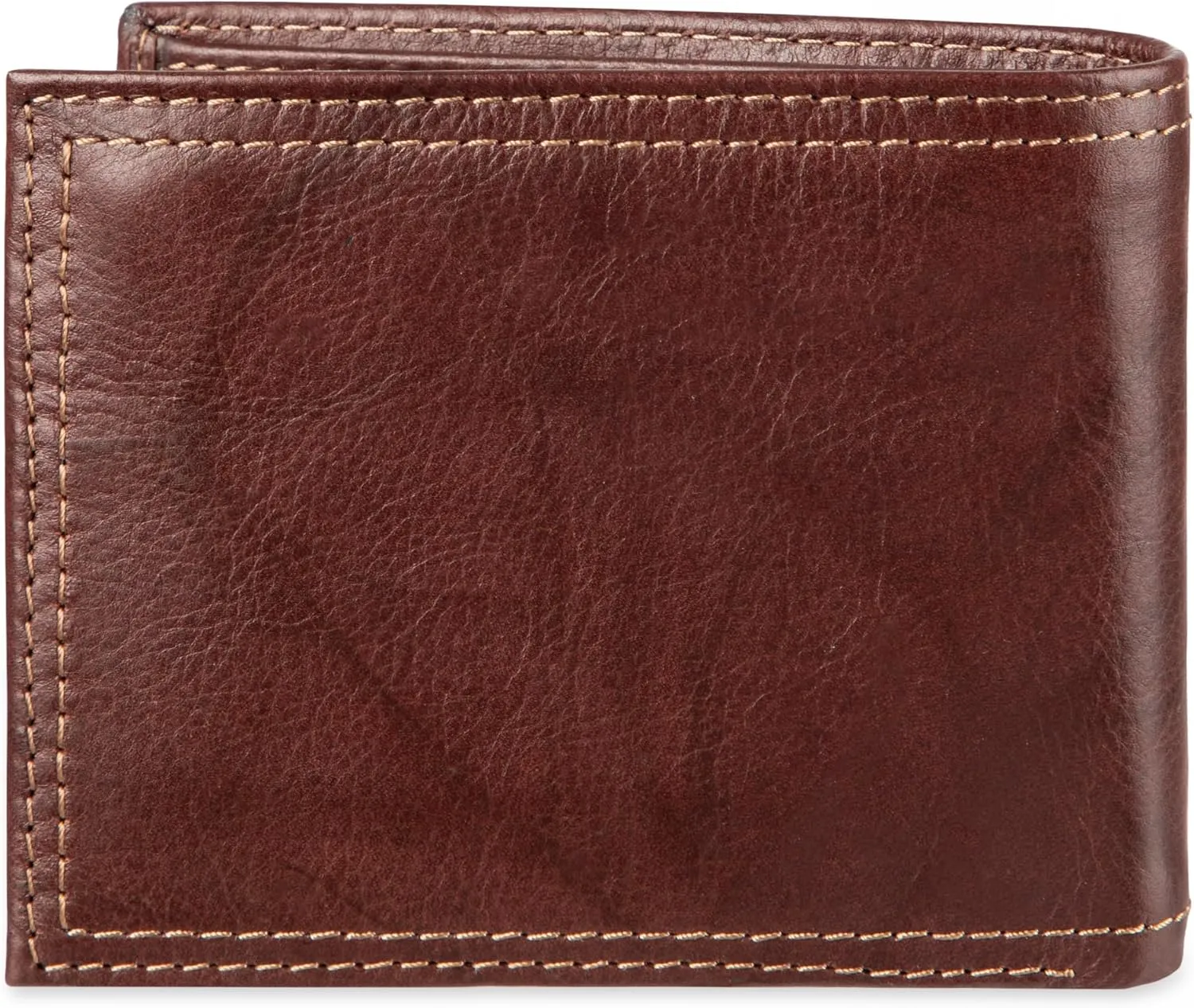 Dockers Men's Extra Capacity Bifold Wallet with ID Window and Multiple Card Slots