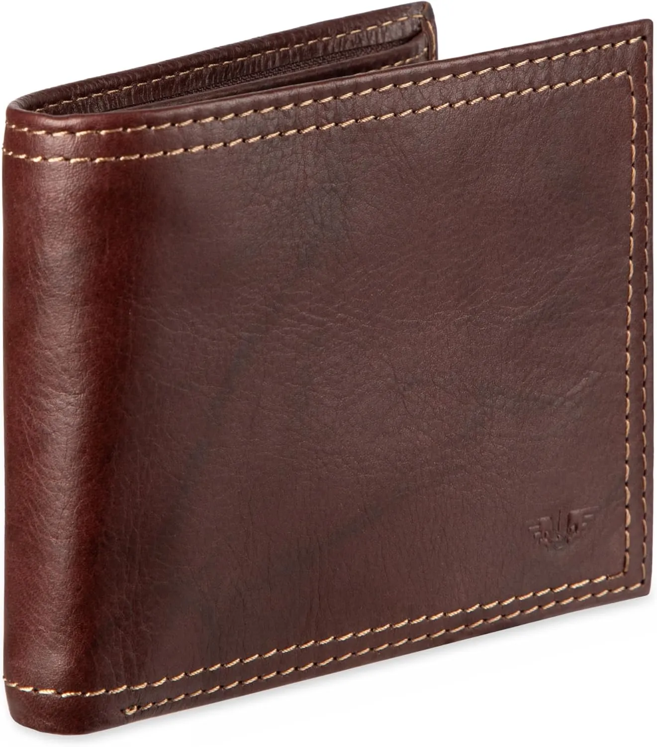 Dockers Men's Extra Capacity Bifold Wallet with ID Window and Multiple Card Slots